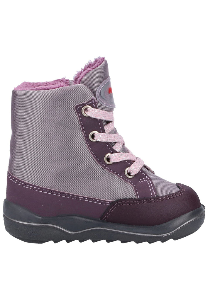 Pepino Stiefel Lederimitat/Textil Lila Warmfutter - surf4shoes
