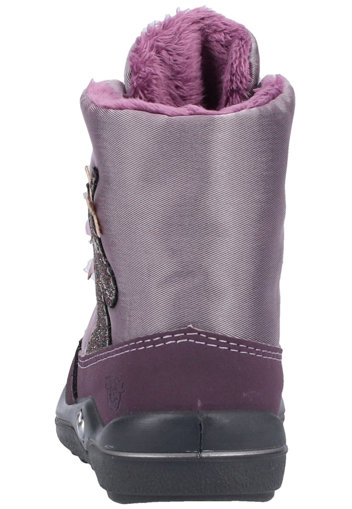 Pepino Stiefel Lederimitat/Textil Lila Warmfutter - surf4shoes