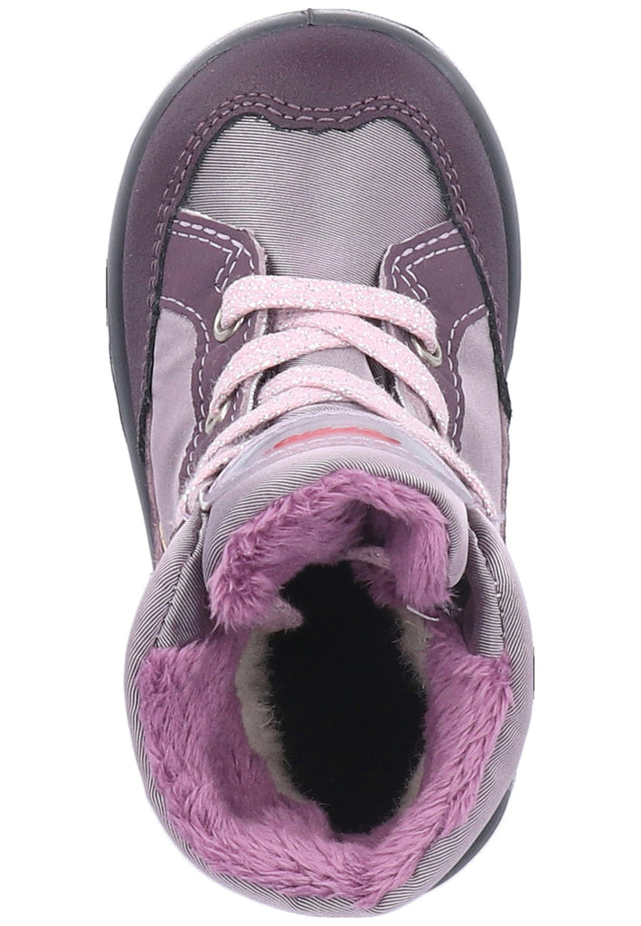 Pepino Stiefel Lederimitat/Textil Lila Warmfutter - surf4shoes