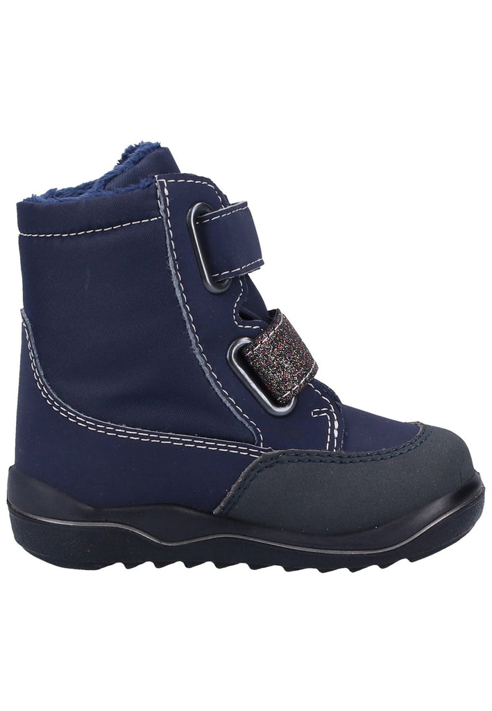 Pepino Stiefel Lederimitat/Textil Dunkelblau Warmfutter - surf4shoes