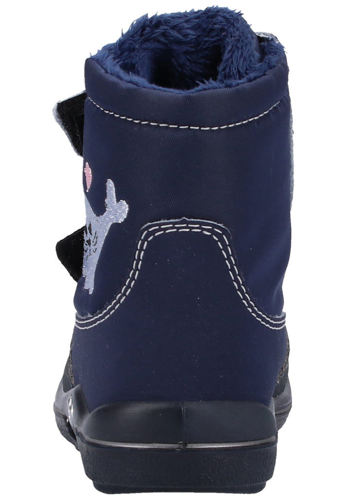 Pepino Stiefel Lederimitat/Textil Dunkelblau Warmfutter - surf4shoes