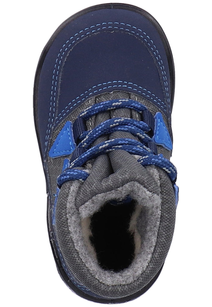 Pepino Stiefel Lederimitat Blau/Grau Warmfutter - surf4shoes