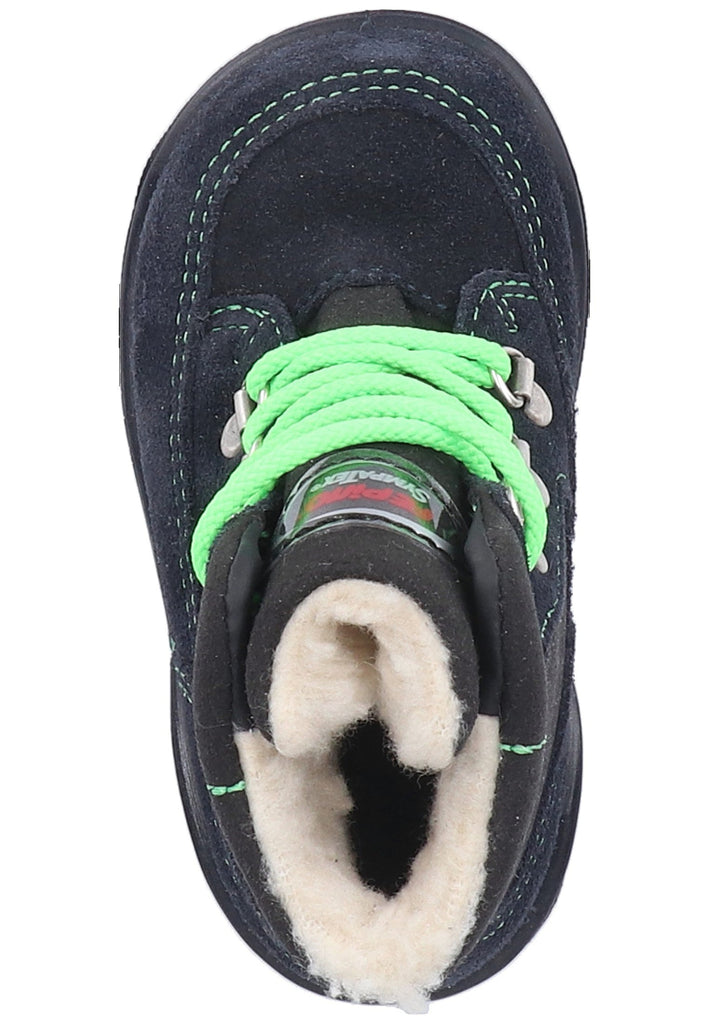 Pepino Stiefelette Leder/Synthetik Blau/Schwarz Warmfutter - surf4shoes