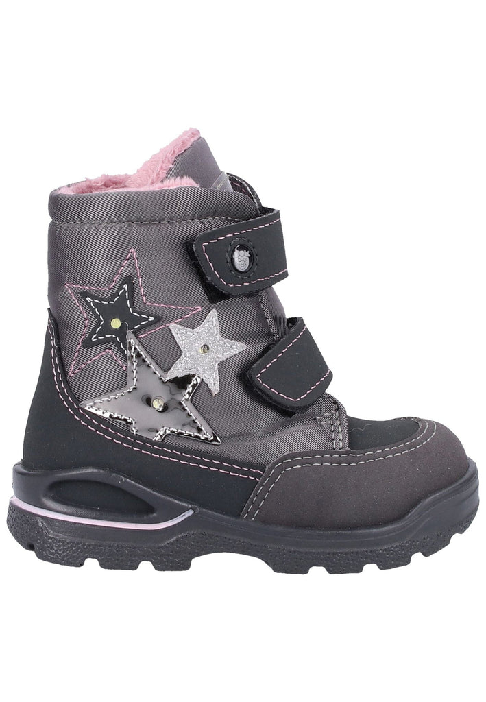 Pepino Stiefelette Lederimitat/Textil Grau Warmfutter - surf4shoes