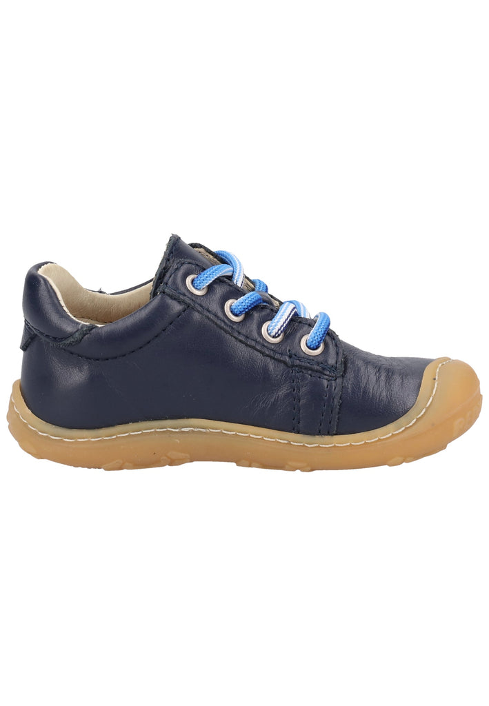Pepino Halbschuhe Leder Blau/Weiß - surf4shoes