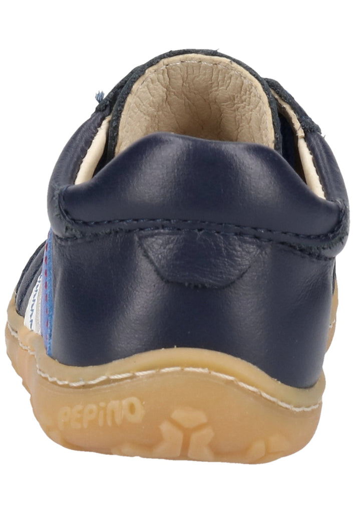 Pepino Halbschuhe Leder Blau/Weiß - surf4shoes