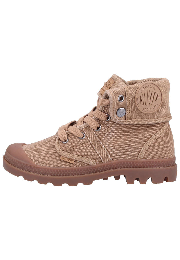 Palladium Stiefelette Canvas Braun - surf4shoes