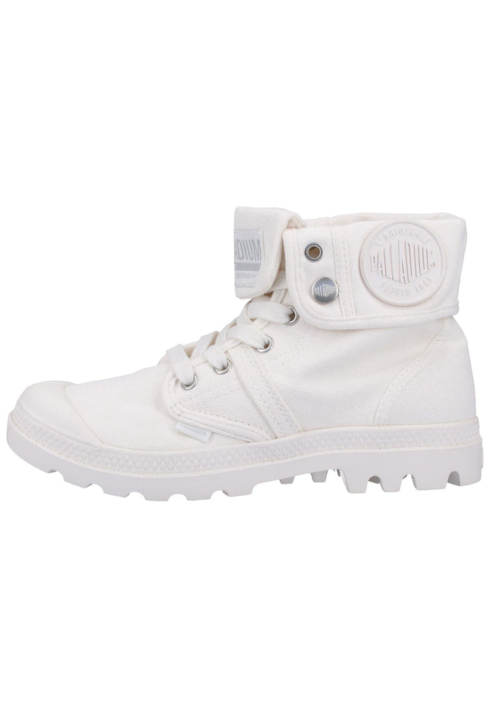 Palladium Stiefelette Canvas Weiß - surf4shoes