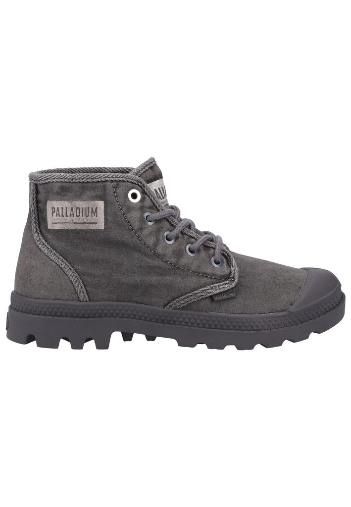 Palladium Stiefelette Canvas Dunkelgrau - surf4shoes
