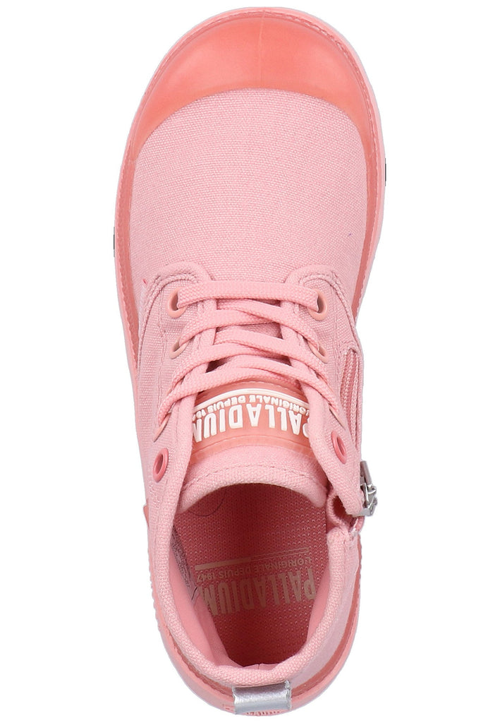 Palladium Stiefelette Canvas Rosa - surf4shoes