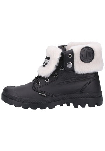 Palladium Stiefelette Leder Schwarz Warmfutter - surf4shoes