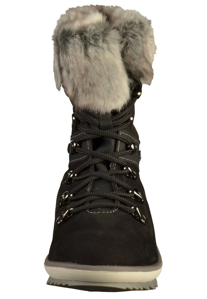 Remonte Stiefelette Leder Schwarz Warmfutter - surf4shoes