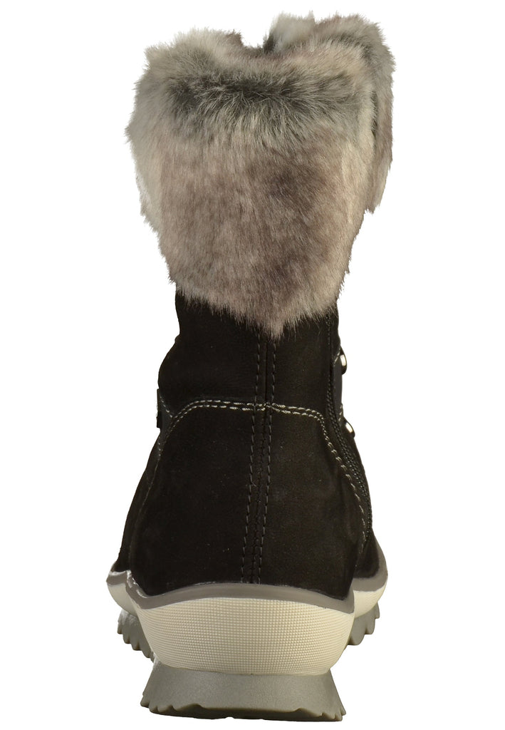 Remonte Stiefelette Leder Schwarz Warmfutter - surf4shoes