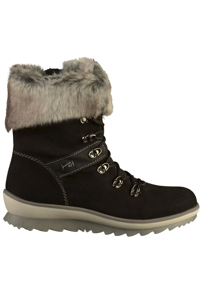 Remonte Stiefelette Leder Schwarz Warmfutter - surf4shoes