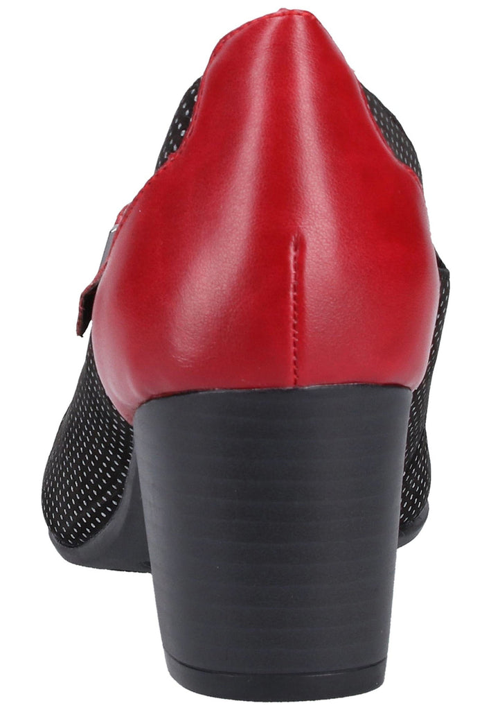 Remonte Pumps Lederimitat Schwarz - surf4shoes