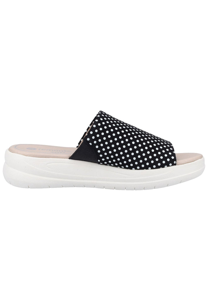 Remonte Pantoletten Lederimitat Navy - surf4shoes