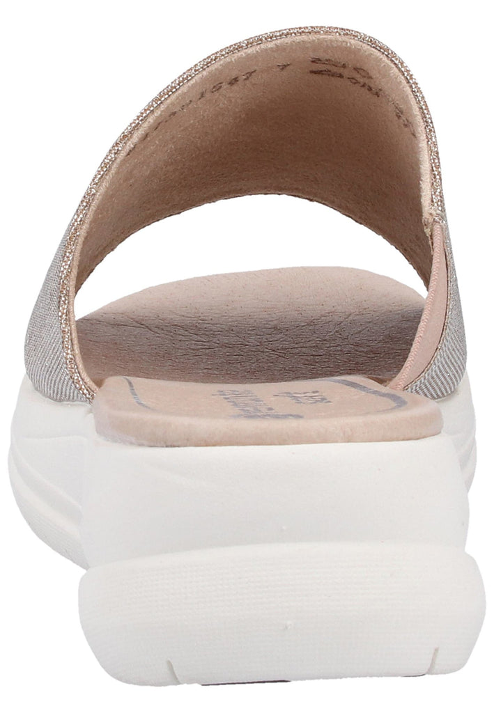 Remonte Pantoletten Lederimitat Hellrosa - surf4shoes