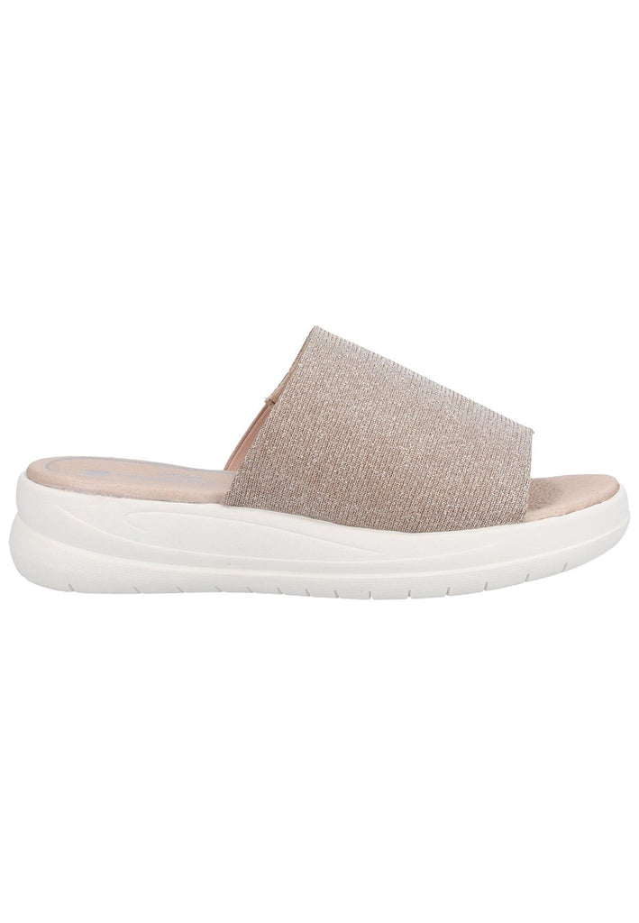 Remonte Pantoletten Lederimitat Hellrosa - surf4shoes