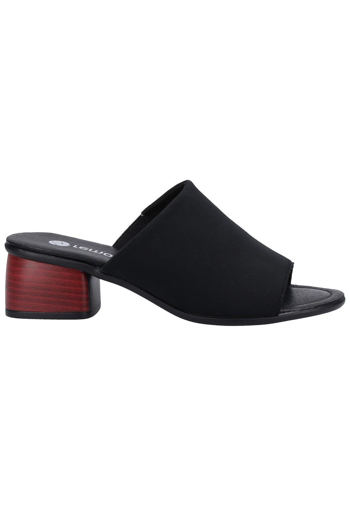 Remonte Pantoletten Textil Schwarz - surf4shoes