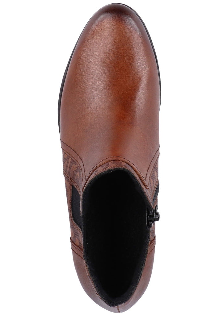 Remonte Stiefelette Lederimitat Braun - surf4shoes