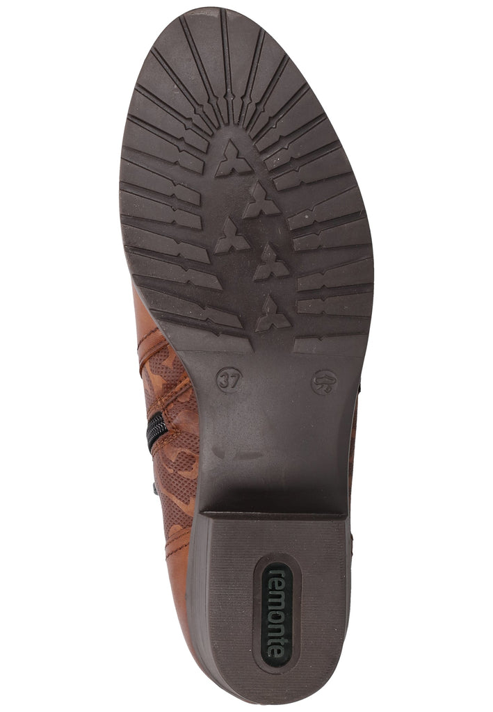 Remonte Stiefelette Lederimitat Braun - surf4shoes