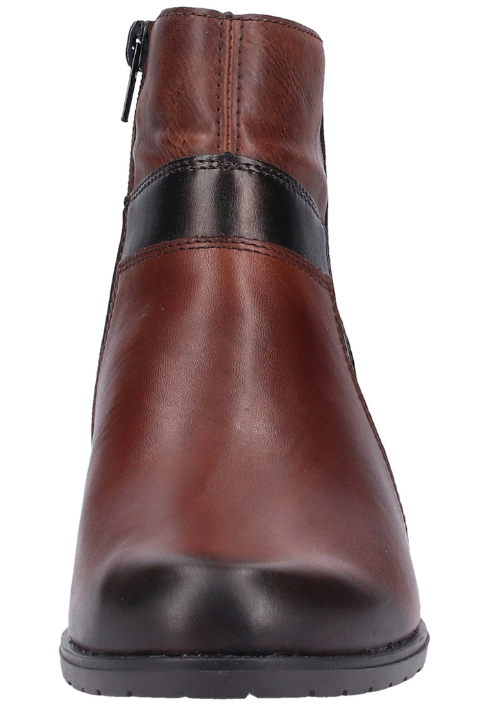Remonte Stiefelette Lederimitat Braun Warmfutter - surf4shoes