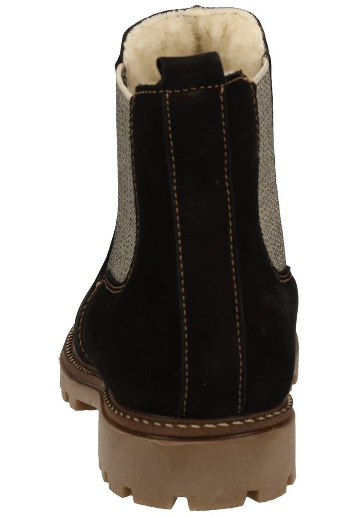 Remonte Stiefelette Veloursleder/Textil Schwarz Warmfutter - surf4shoes