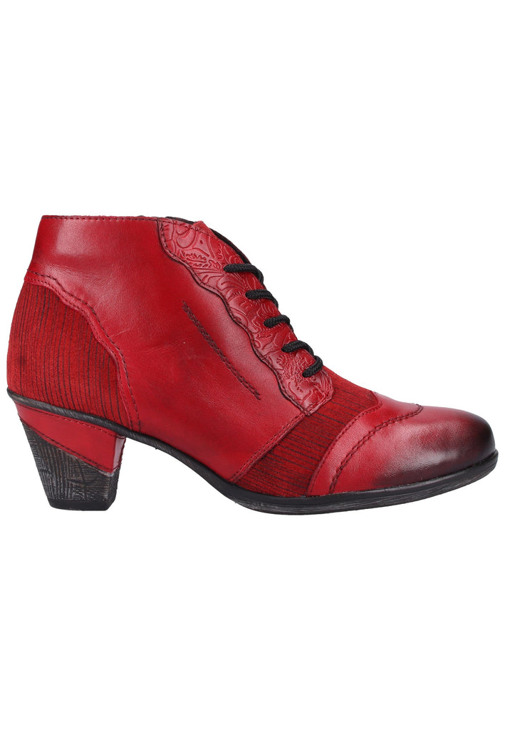 Remonte Stiefelette Lederimitat Rot - surf4shoes