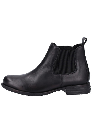 Remonte Stiefelette Lederimitat Schwarz - surf4shoes