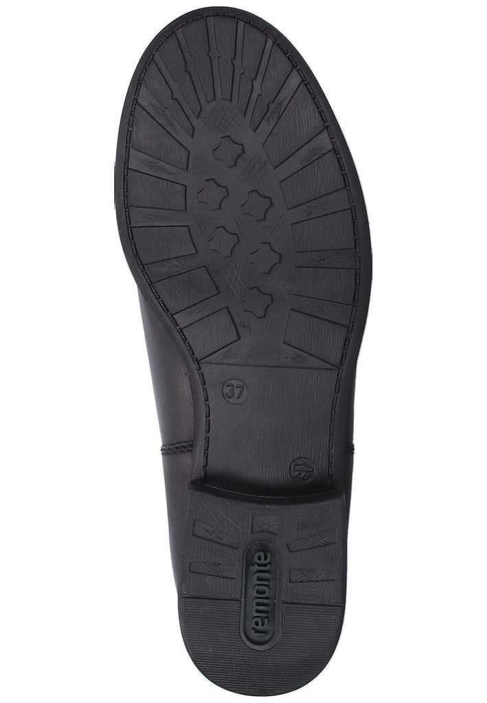 Remonte Stiefelette Lederimitat Schwarz - surf4shoes