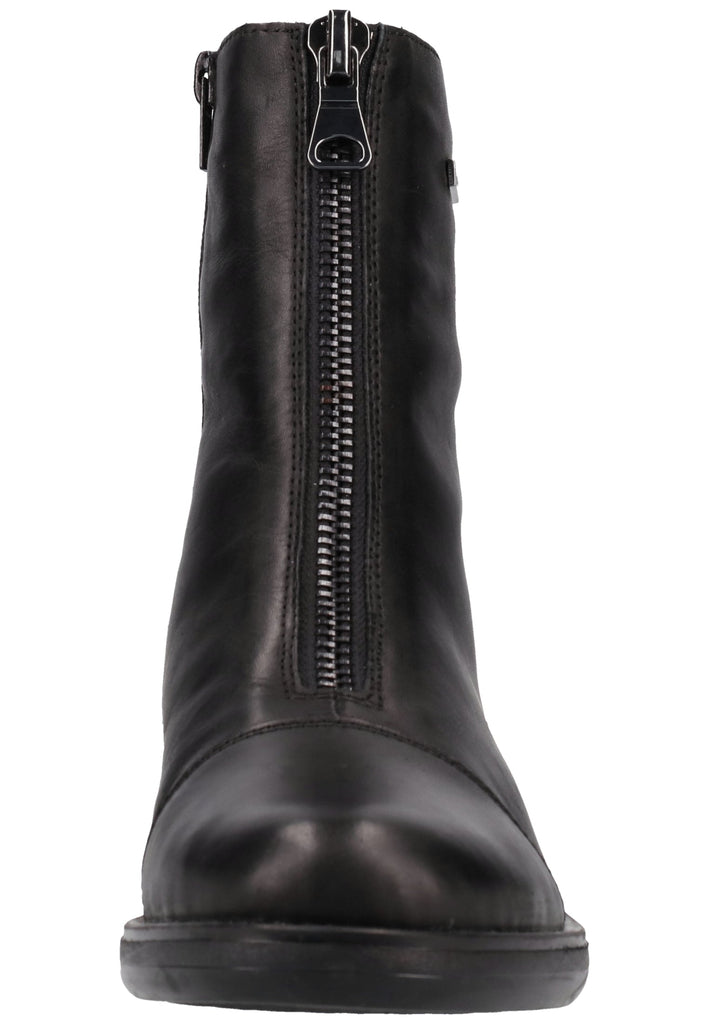 Remonte Stiefelette Lederimitat Schwarz Warmfutter - surf4shoes