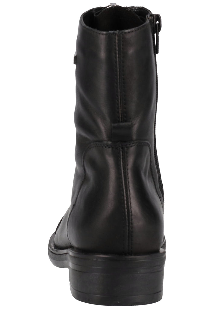Remonte Stiefelette Lederimitat Schwarz Warmfutter - surf4shoes