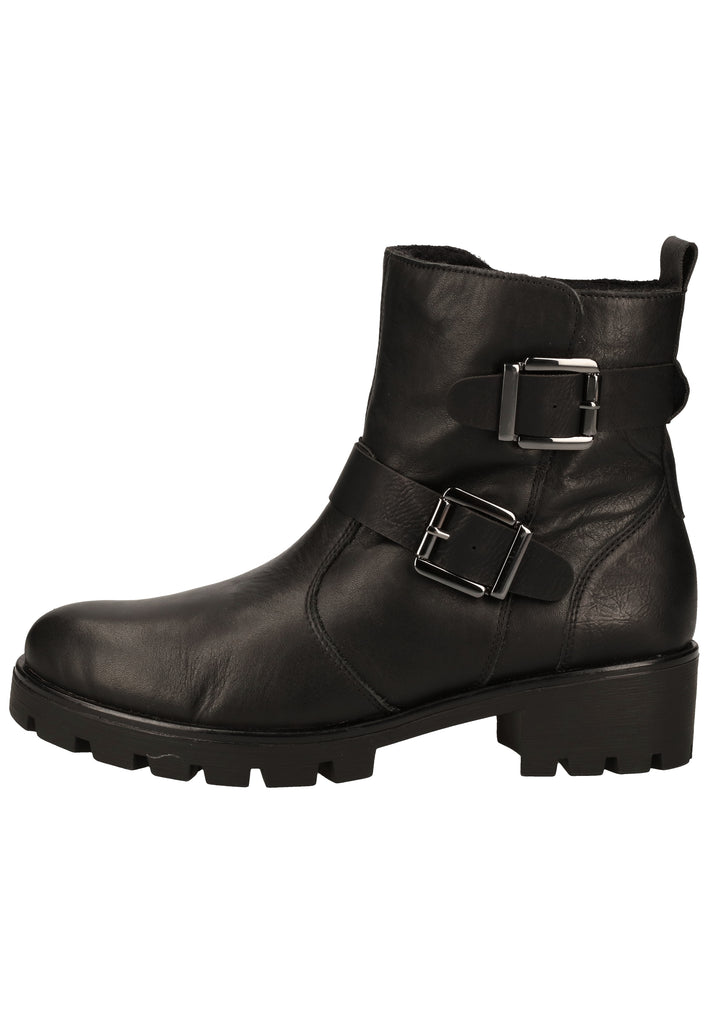 Remonte Stiefelette Lederimitat Schwarz Warmfutter - surf4shoes