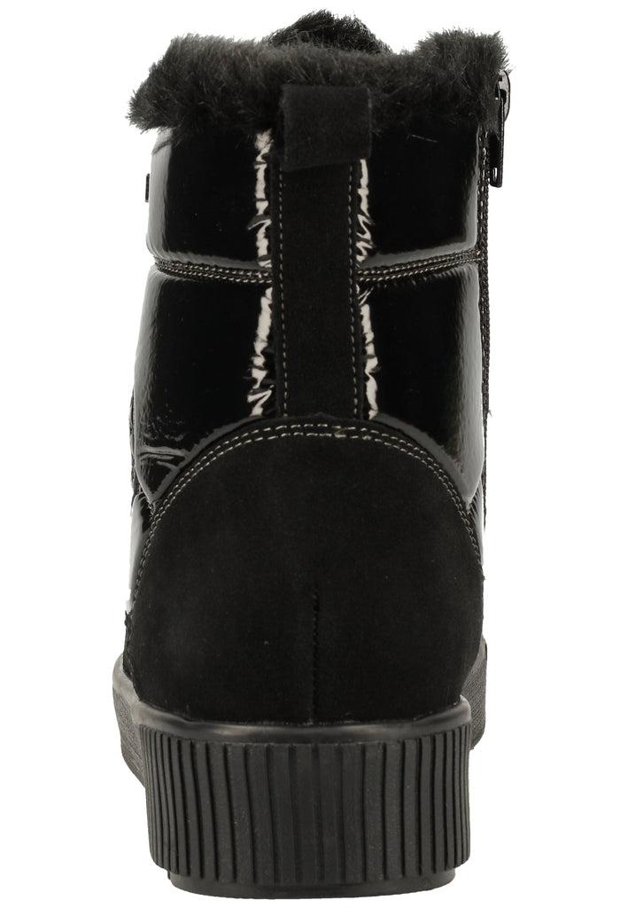 Remonte Stiefelette Leder/Synthetik Schwarz Warmfutter - surf4shoes