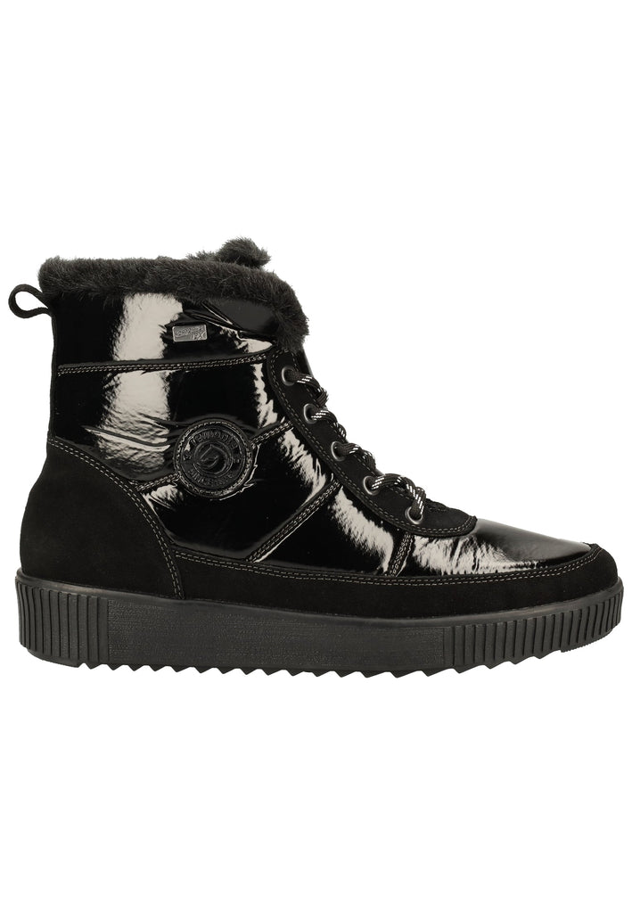 Remonte Stiefelette Leder/Synthetik Schwarz Warmfutter - surf4shoes