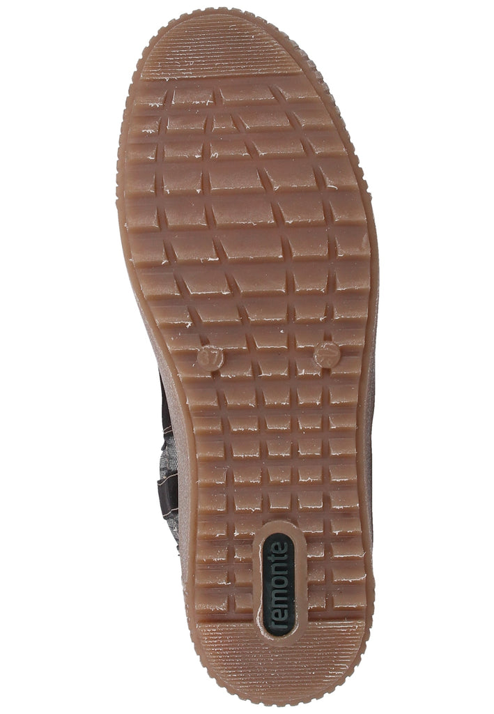 Remonte Stiefelette Lederimitat Schwarz Warmfutter - surf4shoes