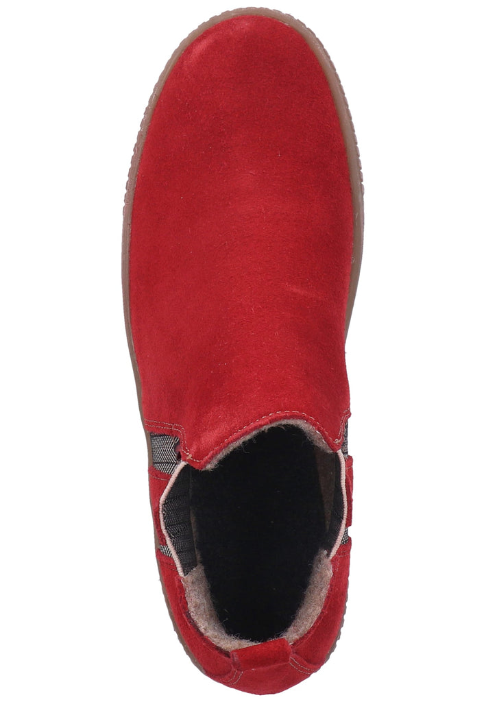 Remonte Stiefelette Lederimitat Rot - surf4shoes