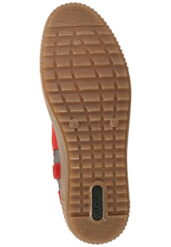 Remonte Stiefelette Lederimitat Rot - surf4shoes