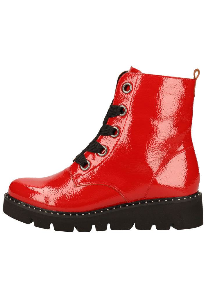 Remonte Stiefelette Lederimitat Rot - surf4shoes