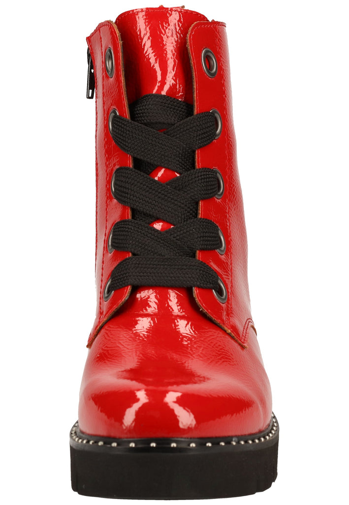 Remonte Stiefelette Lederimitat Rot - surf4shoes