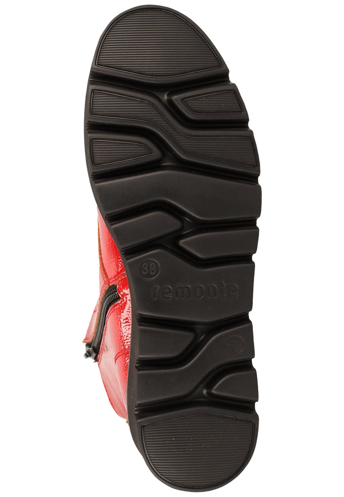 Remonte Stiefelette Lederimitat Rot - surf4shoes
