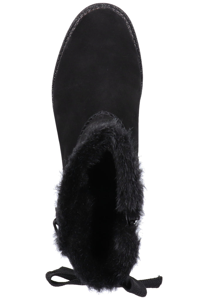 Remonte Stiefelette Lederimitat Schwarz Warmfutter - surf4shoes