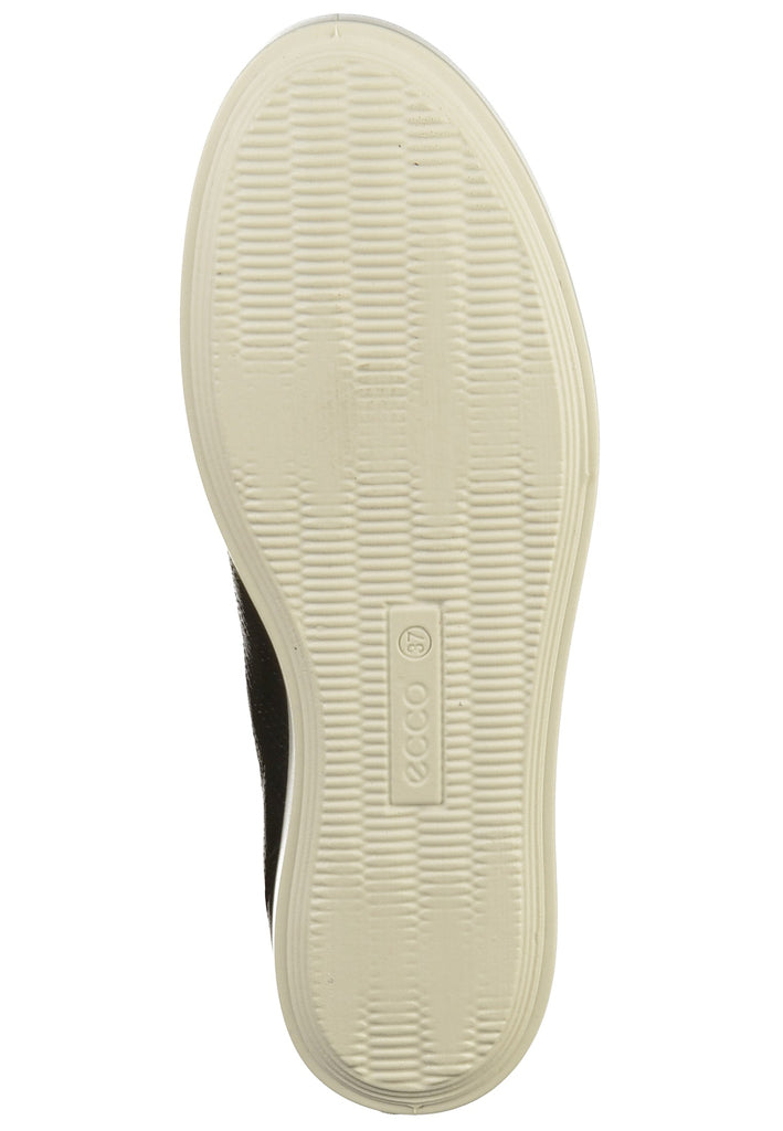 ecco Sneaker Leder Schwarz - surf4shoes