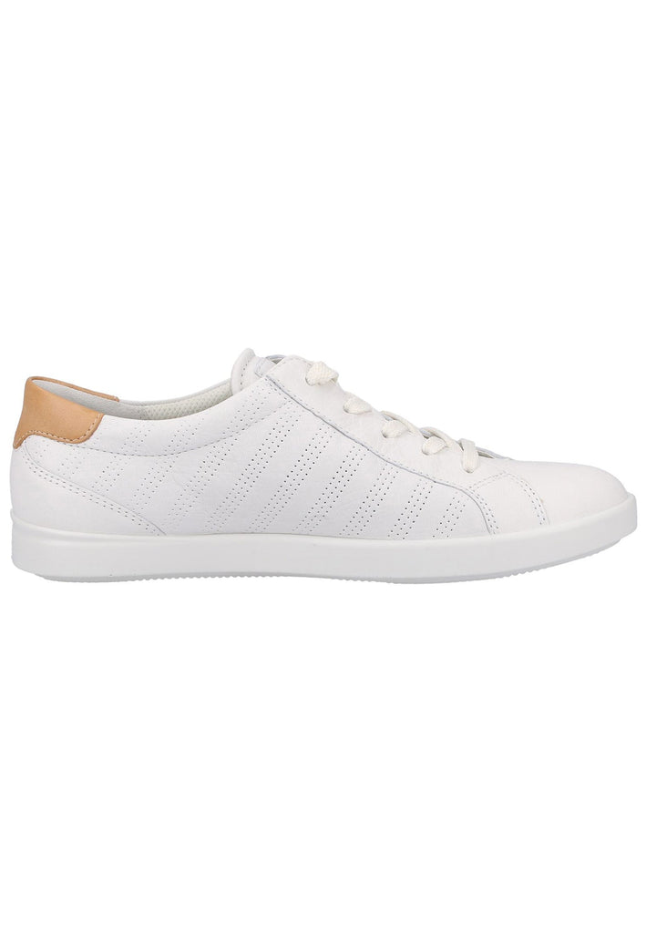 ecco Sneaker Leder Weiß - surf4shoes