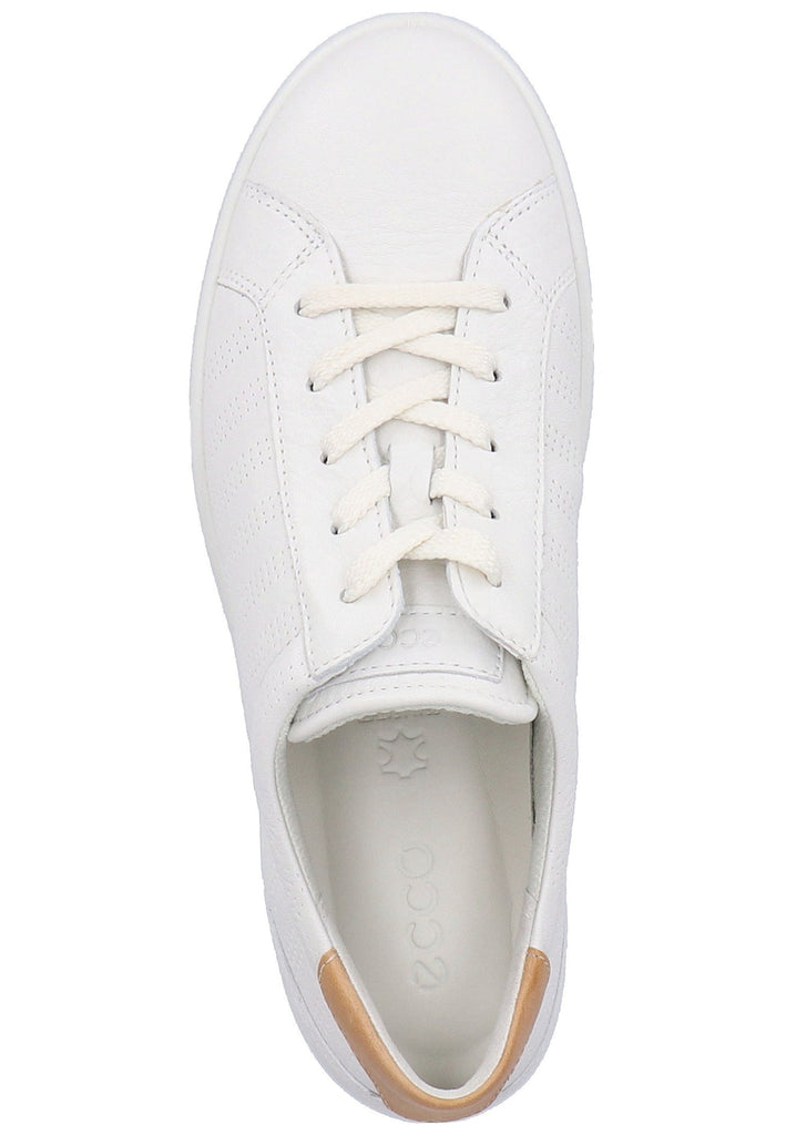 ecco Sneaker Leder Weiß - surf4shoes