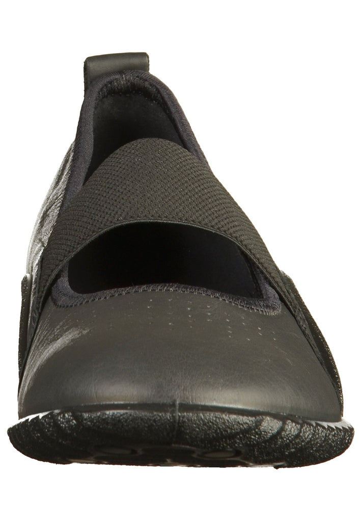 ecco Ballerinas Leder Schwarz - surf4shoes