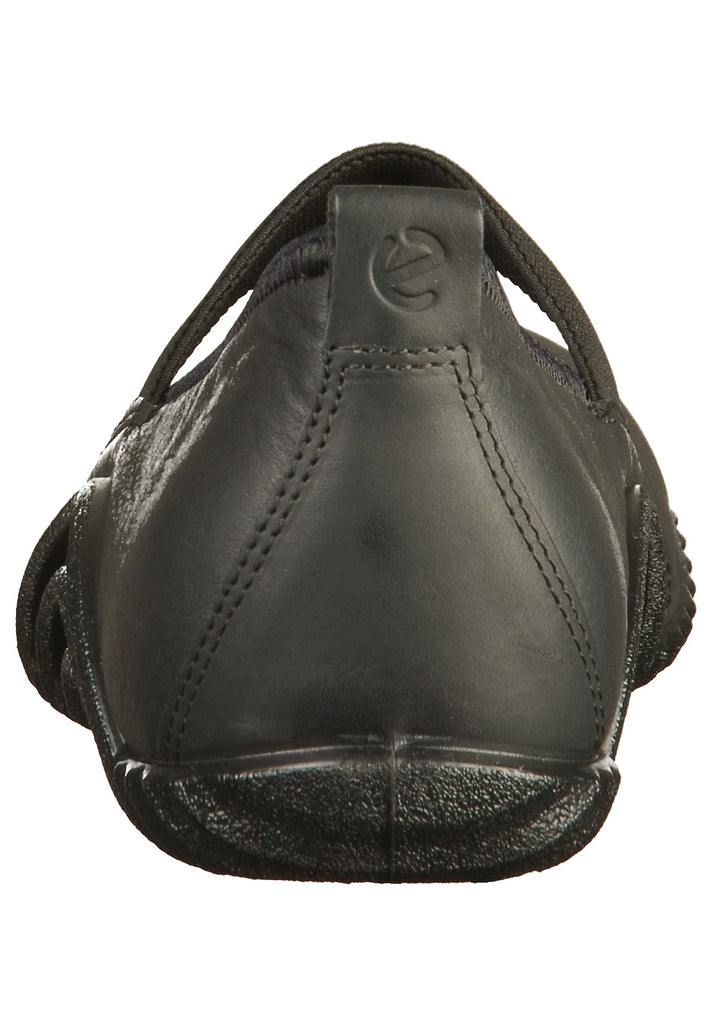 ecco Ballerinas Leder Schwarz - surf4shoes