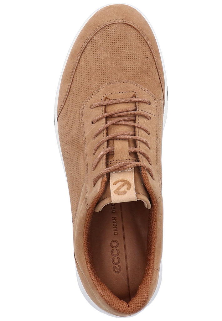 ecco Sneaker Nubukleder Camel - surf4shoes