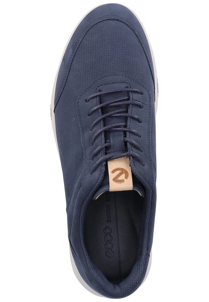 ecco Sneaker Nubukleder Marine - surf4shoes