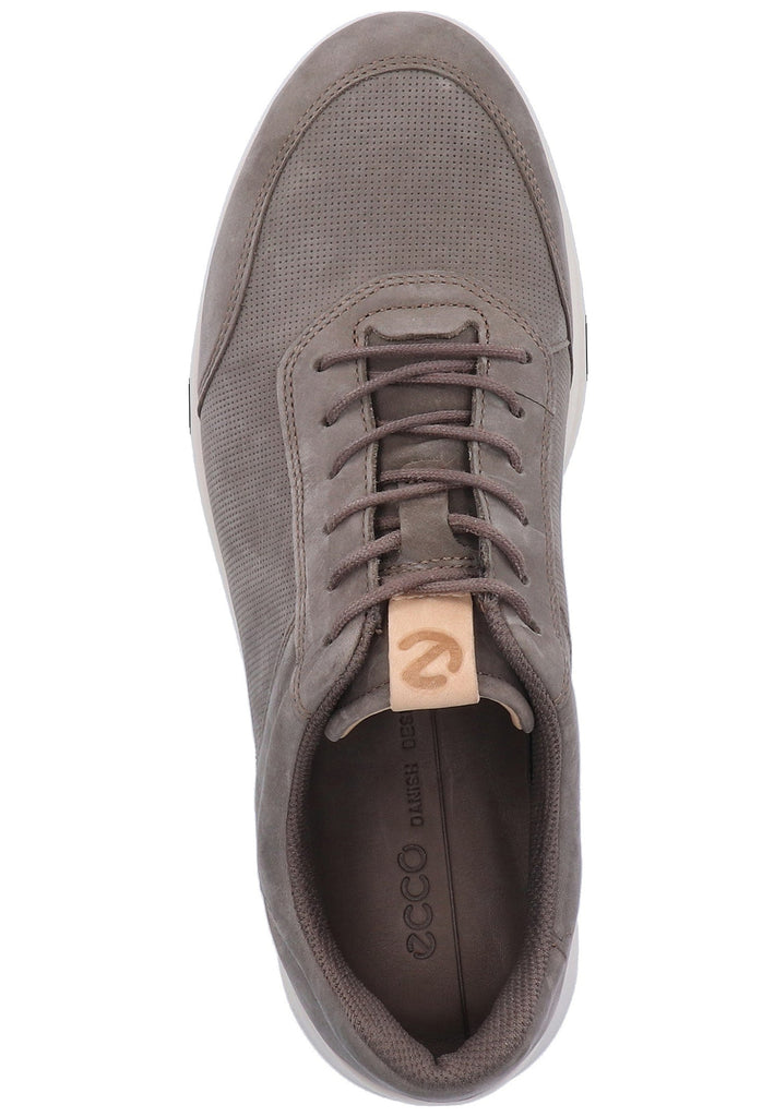 ecco Sneaker Nubukleder Dunkelbraun - surf4shoes
